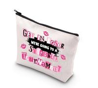 Bolsa de maquillaje de torneo de sóftbol, regalos de torneo de sóftbol, regalos para amantes del sóftbol, bolsa con cremallera, regalos para jugadores de sóftbol, Ir a un Reino Unido