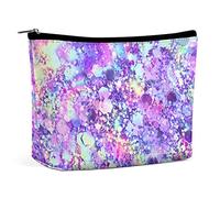 Bolsa de Maquillaje de Unicornio con Purpurina 3D, Bolsa de Maquillaje de Viaje Brillante, Bolsa de Maquillaje de Cuero PU, Bolsa de cosméticos para Bolso, Bolsa de Aseo portátil, Bolsas de maquilla