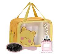 Bolsa de maquillaje de viaje, bolsa de aseo para mujeres, Organizador de maquillaje Dry Húmedo húmedo Bolsa de almacenamiento de viaje separado, Bolsa de champú de paquete cosmético portátil para loci