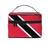 Bolsa de maquillaje de viaje, bolsa de lavado portátil, bolsa de aseo con bandera de Trinidad y Tobago para hombres y mujeres, ver imagen, Talla única