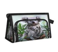 Bolsa de maquillaje de viaje con diseño de koala de acuarela para mujeres, hombres, niños y niñas, lindo koala, bolsa de lavado multiusos, bolsa de aseo para cosméticos, artículos de tocador y ducha,