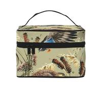 Bolsa de Maquillaje de Viaje con diseño de Pato de Acuarela para Mujer, Organizador de cosméticos Grande