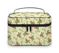 Bolsa de Maquillaje de Viaje con diseño de Ranas y Besos para Mujer, Organizador de cosméticos con Compartimentos y Asas Suaves, Bolsa de Aseo de Gran Capacidad para Hombre, Ideal para Camping, Boda