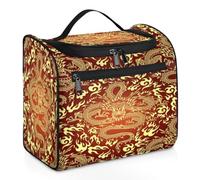 Bolsa de maquillaje de viaje con estampado de dragón étnico para mujeres, hombres, niñas y niños, bolsa de aseo de 11.2 L, bolsa de aseo colgante, organizador de cosméticos, bolsas de ducha, color,