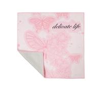 Bolsa de maquillaje de viaje con múltiples funciones de tela inmune al agua, planificador denso delgado para maquillaje, Dermocare, transportable, planificador de tela, Mariposa y flores