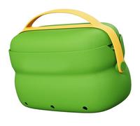 Bolsa de maquillaje de viaje impermeable con separación seca y húmeda, bolsas de cosméticos de viaje para una fácil organización, Green, as described