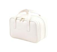 Bolsa de Maquillaje de Viaje Organizador Portátil De Gran Almacenamiento | Bolsa De Maquillaje para mujer, cuidado de la piel, cepillo, pintalabios, espejo, protector solar