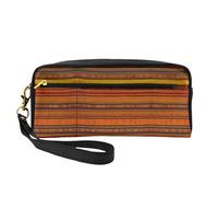 Bolsa de maquillaje de viaje para mujer, diseño de nativos americanos, bolsa de maquillaje para bolso, bolsa de aseo portátil, organizador de accesorios, Black, Talla única, Neceser de maquillaje
