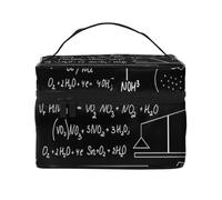 Bolsa de Maquillaje de Viaje para Mujer, Organizador Grande de cosméticos, química orgánica