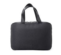 Bolsa de maquillaje de viaje para mujer, resistente al agua, organizador de artículos de tocador, contenedor de almacenamiento para accesorios de cosméticos, Black