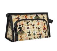 Bolsa de maquillaje de viaje para mujeres, hombres, mujeres africanas, bolsa de lavado de cosméticos, bolsa de aseo personal, bolsa organizadora de artículos de tocador, color, L, Organizador de
