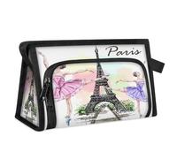 Bolsa de maquillaje de viaje para mujeres y hombres, Torre de París, actor de ballet Eiffel, bolsa de lavado cosmético, bolsa de aseo para artículos de tocador, bolsa organizadora de ducha, color, L,