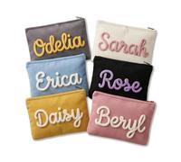 Bolsa De Maquillaje De Viaje Personalizada, Organizador De Bolsa Cosmética Tejida Personalizado, Estuche De Artículos De Tocador For Vacaciones, Bolsa De Almacenamiento For Mujeres