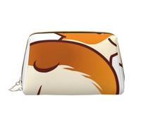 Bolsa de Maquillaje Grande, Bolsa de cosméticos de Cuero, Bolsa organizadora de artículos de tocador de Viaje, Bolsa de Maquillaje, Corgi Perro Gracioso Trasero