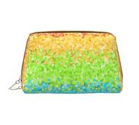 Bolsa de Maquillaje Grande, Bolsa de cosméticos de Cuero, Bolsa organizadora de artículos de tocador de Viaje, Bolsa de Maquillaje, LGBT Gilter Arco Iris Gay