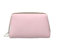 Bolsa de Maquillaje Grande, Bolsa de cosméticos de Cuero, Bolsa organizadora de artículos de tocador de Viaje, Bolsa de Maquillaje, Estrellas Blancas Rosadas Estampadas