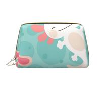 Bolsa de Maquillaje Grande, Bolsa de cosméticos de Cuero, Bolsa organizadora de artículos de tocador de Viaje, Bolsa de Maquillaje, Ajolote Lindo bebé Kawaii