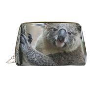 Bolsa de Maquillaje Grande, Bolsa de cosméticos de Cuero, Bolsa organizadora de artículos de tocador de Viaje, Bolsa de Maquillaje, Coala