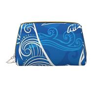 Bolsa de Maquillaje Grande, Bolsa de cosméticos de Cuero, Bolsa organizadora de artículos de tocador de Viaje, Bolsa de Maquillaje, delfín mágico