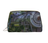 Bolsa de Maquillaje Grande, Bolsa de cosméticos de Cuero, Bolsa organizadora de artículos de tocador de Viaje, Bolsa de Maquillaje, Bonito Tren de Vapor