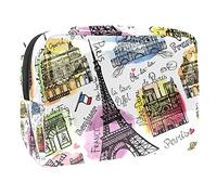 Bolsa de maquillaje impermeable vintage Let's Go for A Ride para bicicleta, organizador de viaje con cremallera, bolsa de aseo pequeña para cosméticos, bolsa de belleza para adolescentes, niñas y