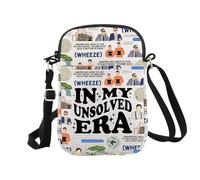 Bolsa de maquillaje inspirada en el programa de televisión Crimen, regalo para adictos al crimen, regalo para fanáticos de programas de televisión, Unsolved Era Cr Eu, Bolsa de cosméticos con