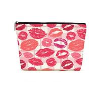 Bolsa de maquillaje inspirada en labios rojos, bolsa de cosméticos, regalos divertidos inspiradores para mujeres, amantes del maquillaje, amiga, hermana, hija, mejor amiga, sobrina, mamá, tía,