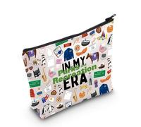 Bolsa de maquillaje inspirada en programas de televisión, bolsa de regalo de comedia para fanáticos, Parks Era Bag Eu, Bolsa de cosméticos con impresión