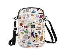 Bolsa de maquillaje inspirada en programas de televisión de comedia para fanáticos de la serie de televisión, bolsa de maquillaje para mujeres y esposas, Good Place Cr Eu, Bolsa de cosméticos con