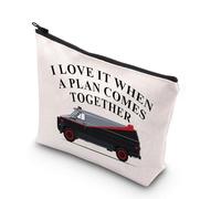 Bolsa de maquillaje inspirada en Team Van Hannibal Smith, regalos I Love It When A Plan Comes Together Gifts Mr. T Gift, Together UK