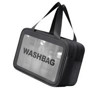 Bolsa De Maquillaje Mano Lavado Gran Capacidad Artículos Tocador Cosméticos Transparentes Almacenamiento Viaje para Cosméticos Diarios Artículos Tocador Gran Capacidad Maquillaje