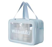 Bolsa De Maquillaje Mano Lavado Gran Capacidad Artículos Tocador Cosméticos Transparentes Almacenamiento Viaje para Cosméticos Diarios Artículos Tocador Gran Capacidad Maquillaje