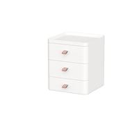 Bolsa De Maquillaje Multifuncional cajón blanco cajón tocador de escritorio Organizador de joyas de escritorio caja de almacenamiento de productos for el cuidado de la piel del baño Organizador De Per