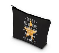 Bolsa de maquillaje musical BDPWSS Hay un mill n de cosas que no he hecho, pero solo espera, bolsa de cosm ticos con cita musical, bolsa con crem