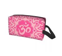 Bolsa de Maquillaje Neceser de Viaje Personalizado con diseño Mandala Om, Budismo, AUM, Yoga, meditación, Organizador Maquillaje y cosméticos, Caja Almacenamiento artículos Belleza(Color 19)