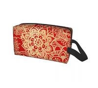 Bolsa de Maquillaje Neceser de Viaje Personalizado con diseño Mandala Om, Budismo, AUM, Yoga, meditación, Organizador Maquillaje y cosméticos, Caja Almacenamiento artículos Belleza(Color 12)