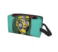 Bolsa de Maquillaje Neceser de Viaje Personalizado Pablo Picasso Chica Ante el Espejo for Mujer, Organizador Maquillaje y artículos tocador, Kit Belleza for(Color09)