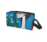 Bolsa de Maquillaje Neceser de Viaje Personalizado Pablo Picasso Chica Ante el Espejo for Mujer, Organizador Maquillaje y artículos tocador, Kit Belleza for(Color12)