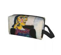 Bolsa de Maquillaje Neceser de Viaje Personalizado Pablo Picasso Chica Ante el Espejo for Mujer, Organizador Maquillaje y artículos tocador, Kit Belleza for(Color13)