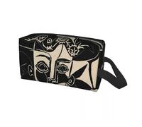 Bolsa de Maquillaje Neceser de Viaje Personalizado Pablo Picasso Chica Ante el Espejo for Mujer, Organizador Maquillaje y artículos tocador, Kit Belleza for(Color01)