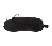 Bolsa de Maquillaje Negra para Bailarinas, Portátil, Compacta y Ligera | Cremallera, de Tela, Diseño de Ballet, para Rutina Diaria y Bolsa de Danza, Color Negro