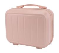 Bolsa de Maquillaje para Artículos de Tocador, Estuche Cosmético Portátil Delicado de 14 Pulgadas para Viajes (Pink)