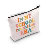 Bolsa de maquillaje para consejero escolar, regalo de agradecimiento, consejería escolar, terapeuta, psicólogo en la era de mi consejero escolar, In My School Counselor 3uk, moda