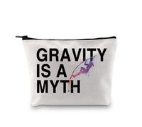 Bolsa de maquillaje para cosméticos, regalo para mujeres, Gravity is A Myth Pole Vault Coach, bolsa de viaje, Gravity is a Myth 1uk, moda