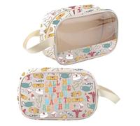 Bolsa de maquillaje para enfermera, regalos para enfermeras, Call Me Beep Me If You Want to Reach Me, regalos de la semana de enfermeras para mujeres, bolsa de aseo con cremallera