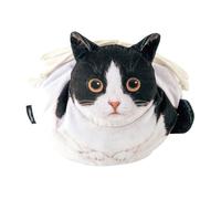 Bolsa de maquillaje para gato, bolsa para gatitos divertida | Bolsa cultural suave portátil para viajes, negocios, gimnasio, luz, resistente, bonito accesorio, Black and White Cat, Fare riferimento