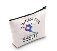 Bolsa de maquillaje para gimnasia, regalo para gimnasia, kit de supervivencia, niña como una chica normal, pero bolsa de cosméticos más fresca para amantes de la gimnasta (chica U.Gymnast)