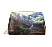 Bolsa de maquillaje para mujer, artículos de tocador Showe, cepillo para el cuidado de la piel, organizador de viaje, bolso grande de maquillaje, accesorios, bolsa inteligente, bolsa de mano The Earth