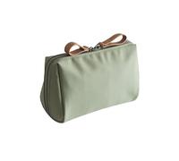 Bolsa de maquillaje para mujer, bolsa de cosméticos para viajes, pequeña bolsa de aseo de belleza, organizador de cosméticos portátil, para pintalabios, loción, sombra de ojos, verde, ver descripción,
