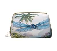 Bolsa de maquillaje para mujer, neceser, cepillo para el cuidado de la piel, organizador de viaje, bolso grande para maquillaje, accesorios, bolsa inteligente, 3D, representación de paisajes